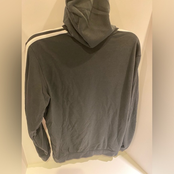 Adidas Men’s Essentials Fleece Three Stripe Hoodie. - Picture 2 of 7